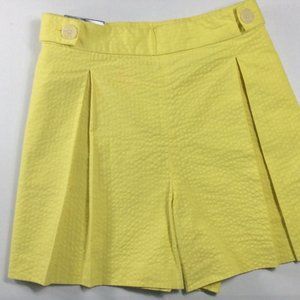 Yellow Pleated Banana Republic Shorts Sz 10